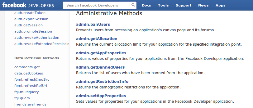 Facebook API